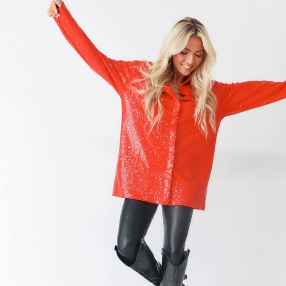 SUGAR AND SPICE WOMEN'S SEQUIN DRESS & HEADBAND ❤️ Holiday Ready - Picture 3 of 3